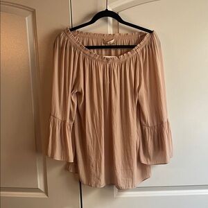 Ramy Brook Blush Off-Shoulder Blouse
